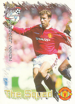 Ronny Johnsen Manchester United 1999 Futera Fans' Selection #22